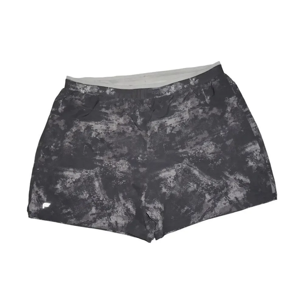 Fabletics Fundamental Short II Lined 5” Men’s XXL Gray Camo Print EUC